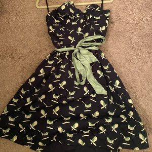 Beautiful dress with birds